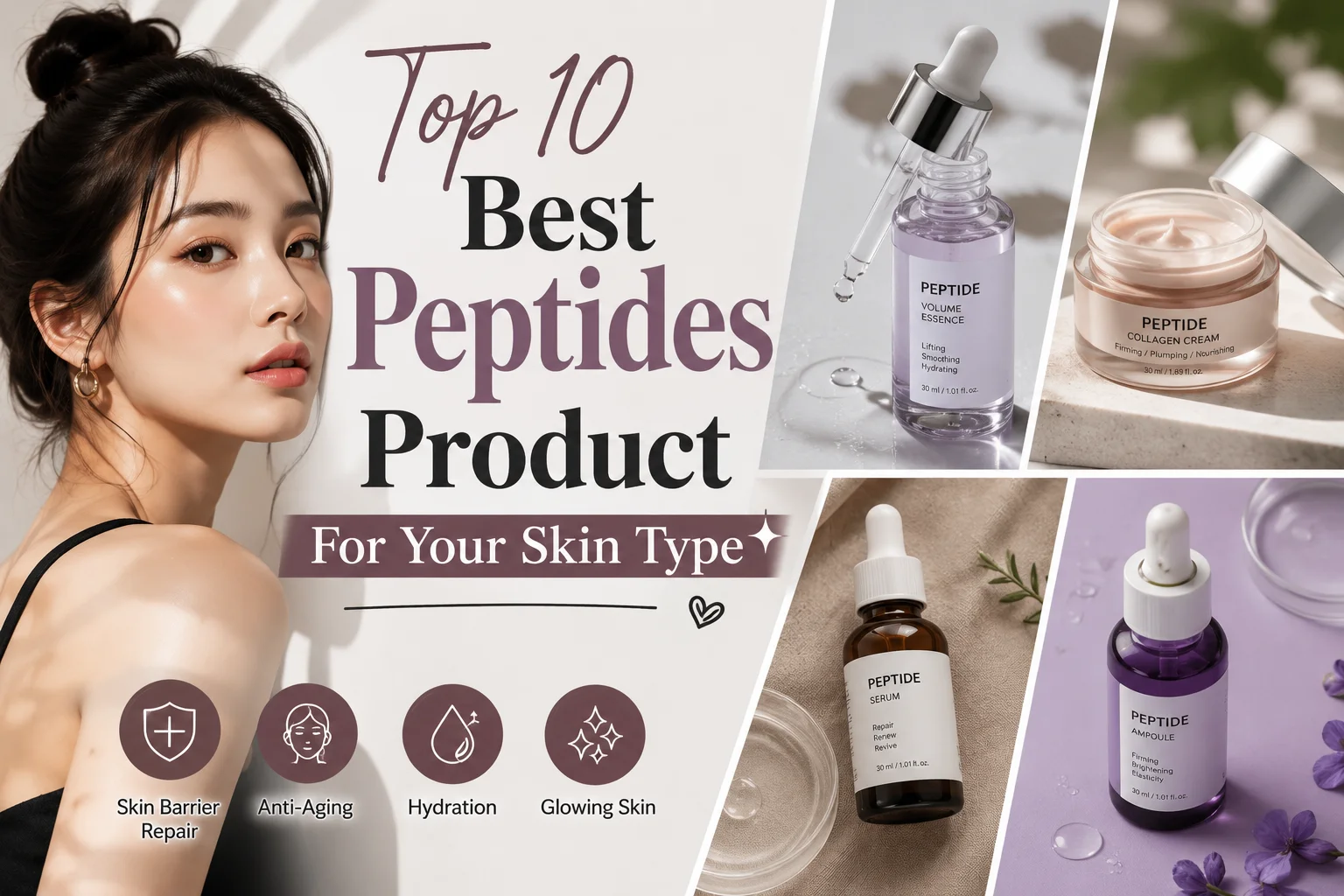 My Skin Said ‘No More Drama’—These Peptides Serums Fixed Everything ✨